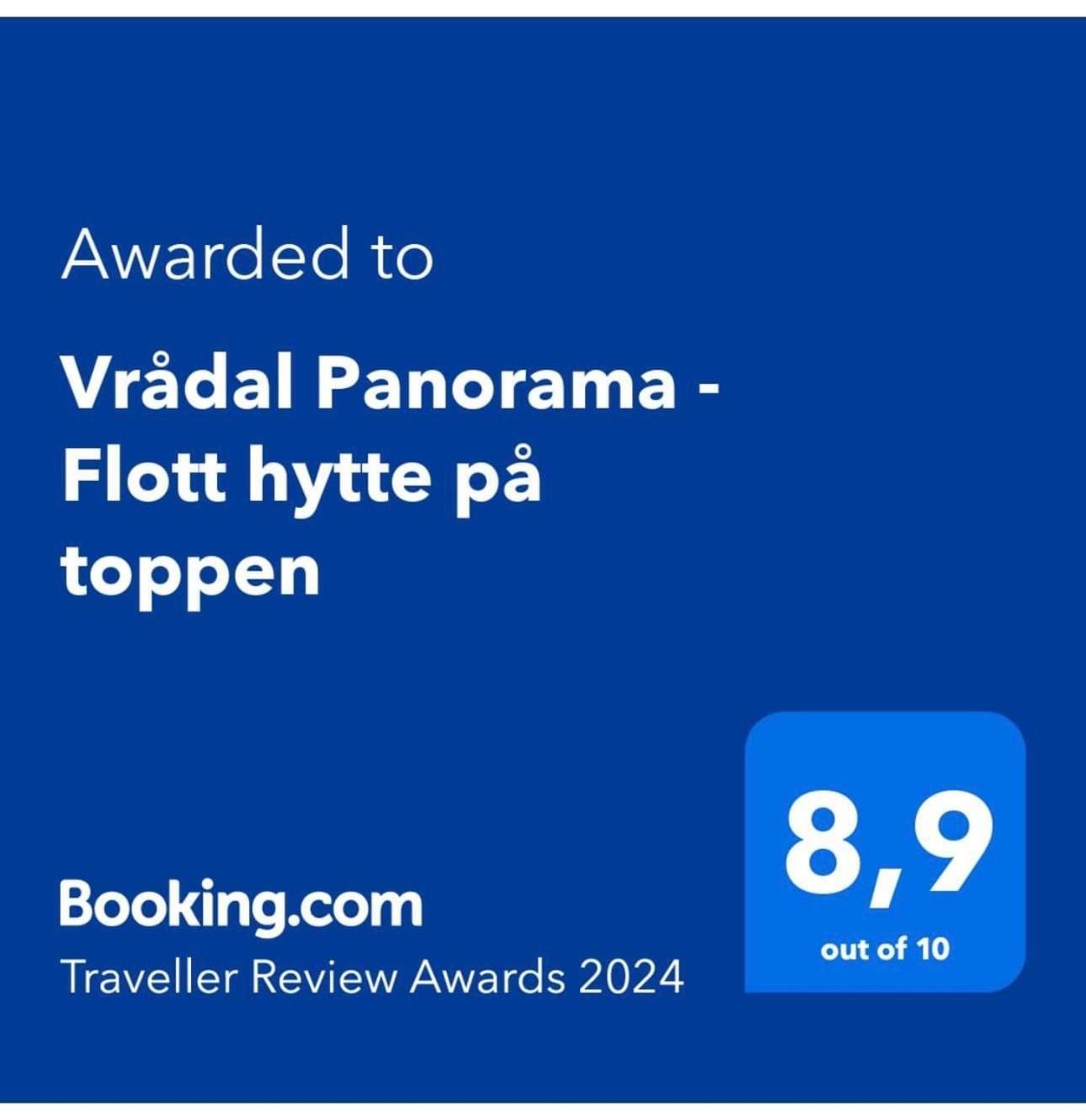 Vradal Panorama - Flott Hytte Pa Toppen Sinnes Exterior photo